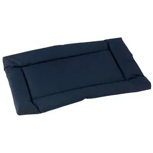 Ilene Polyester Pet Bed Navy / 5 cm H x 120 cm W x 75 cm D