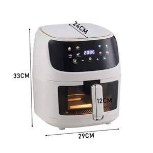 5L Air Fryer With Visible Window White