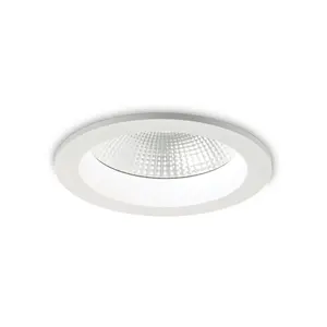 Luminosa Basic LED 1 Light Recessed Spotlight White IP44