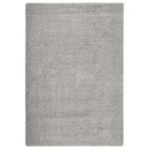 Berkfield Shaggy Rug Light Grey 120x170 cm Anti Slip