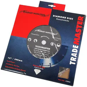 12" 300mm High Speed Segmented Diamond Cutting Disc Blade 'R Grade' (CT0954)