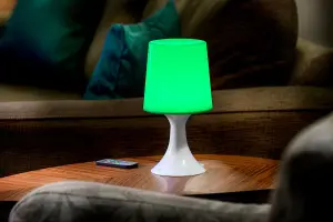 Auraglow Colour Changing LED Table Lamp - with Remote Control - MILLIE