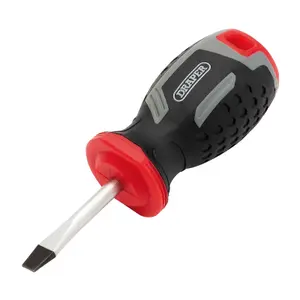 Draper Slotted Soft Grip Screwdriver, SL5.5 x 38mm 13383