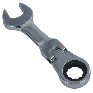 17mm Stubby Flexi Ratchet Combination Spanner Metric Wrench 72 Teeth SPN22