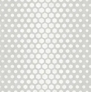 SK Filson Grey Hexagon Ombre Wallpaper