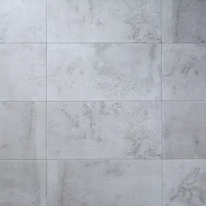 Colours Reclaimed Grey Matt Concrete effect Porcelain Indoor Wall & floor Tile, Pack of 6, (L)600mm (W)300mm