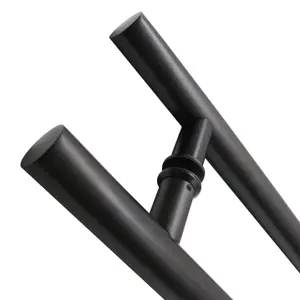 AFIT Matt Black Guardsman Pull Handles - Back To Back 800 x 32 x 600