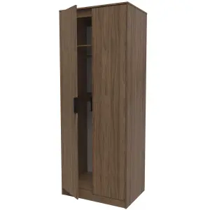 Fuji 2 Door Wardrobe in Carini Walnut (Ready Assembled)