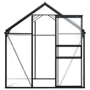 Berkfield Greenhouse Anthracite Aluminium 3.61 m2