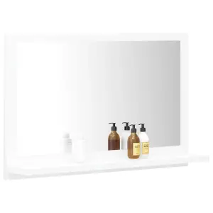 Berkfield Bathroom Mirror White 60x10.5x37 cm Engineered Wood