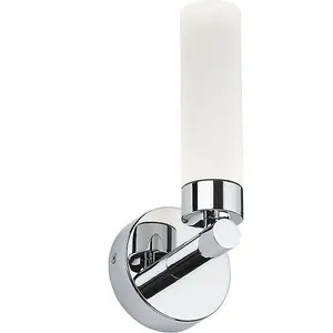 Luminosa LED Bathroom Wall Light Chrome, 230V IP44 3W