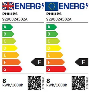 Philips WiZ E27 60W LED Warm white A60 Non-dimmable Light bulb Pack of 2