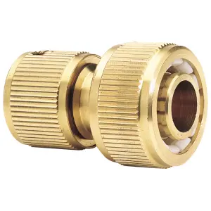 Draper Brass Garden Hose Connector, 3/4" 36201