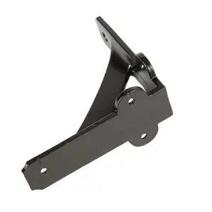 Hammer & Tongs Iron Shelf Bracket - D100mm - Black - Pack of 4