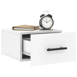 Berkfield Wall-mounted Bedside Cabinets 2 pcs White 35x35x20 cm