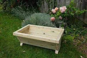 Trough Planter - Redwood - L52 x W73 x H31 cm