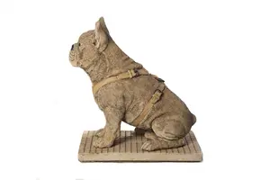 Life-Size French Bulldog Statue