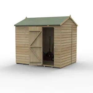 Beckwood 8x6 Reverse Apex Shed - No Windows