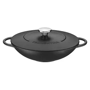 Tramontina Trento Cast Iron Wok 32cm