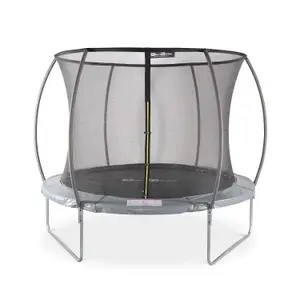 sweeek. 10ft trampoline with inner safety net Mars Inner Grey 303x303x76 cm