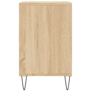 Berkfield Shoe Cabinet Sonoma Oak 102x36x60 cm Engineered Wood