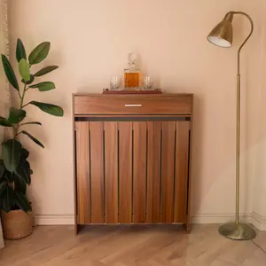 Classic Wooden Radiator Cover With Storage Draw - Small