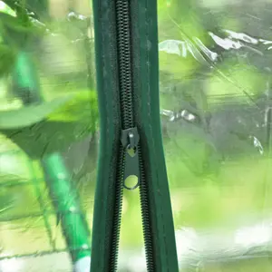 Outsunny Walk In Greenhouse Garden Clear PVC Frame Shelves Reinforced Plant Grow