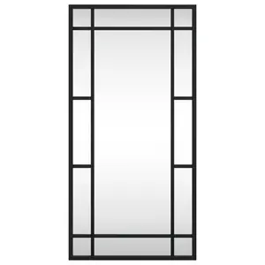 Mirl Rectangle Metal Wall Mirror 60cm H x 30cm W