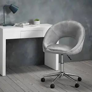 Skylar Office Chair Grey W 63.5 x L 54 x H 93 cm