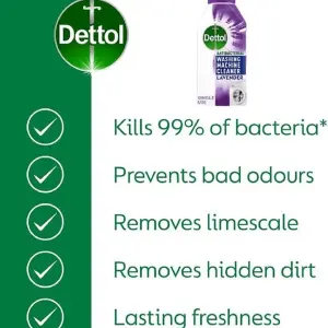 Dettol Antibacterial Washing Machine Cleaner Lavender 250ml