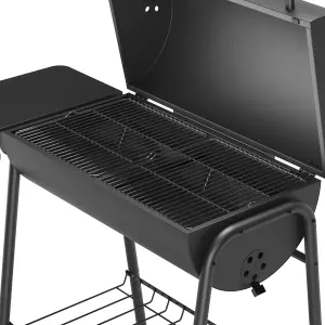 GoodHome Tehama Black Charcoal BBQ