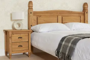 Birlea Mexican Low End Double Bed Pine Corona