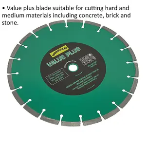 300mm Diamond Cutting Disc Blade for Concrete and Stone with 20mm Bore