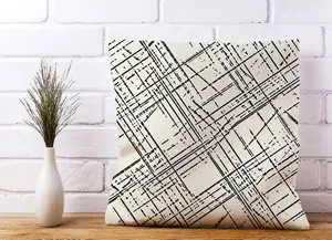 Monochrome Distressted Pattern Cushions 45cm x 45cm