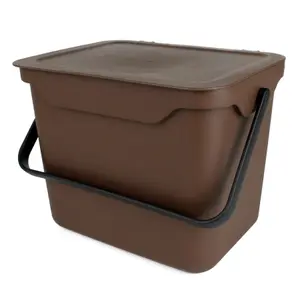 Easy Eco - 5L Compost Caddy - Brown