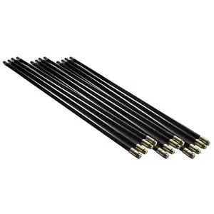 12 Piece Drain Rod Set With Worm Screw Cleaning Unblocking Sewage