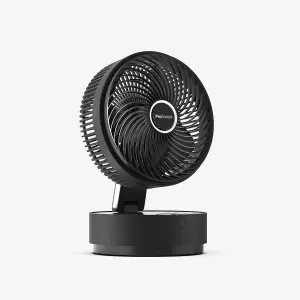 Pro Breeze 8" Turbo Desk Fan with 24 Speeds, 4 Operating Modes and 12 Hour Timer - Black