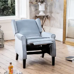 Barksdale Recliner Armchair - Light Blue