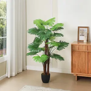 Artificial Plant Palm Tree in Pot for Decoration Living Room