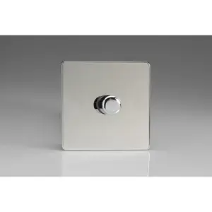 Wall Mounted Dimmer Polished Chrome