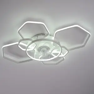 Briyon Ceiling Fan with LED Lights White