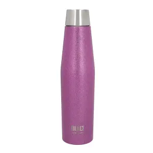 BUILT Stainless Steel Water Bottle Insulated  Sports Purple Travel Flask 540ml