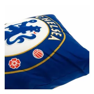 Chelsea FC Official Football Crest Cushion Blue/White (One Size)