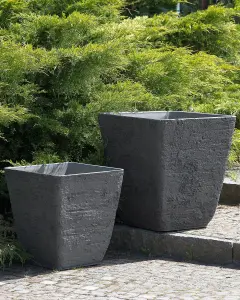 Plant Pot 49 x 49 x 53 cm Grey DELOS