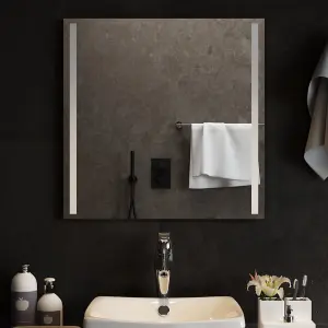 Berkfield LED Bathroom Mirror 60x60 cm