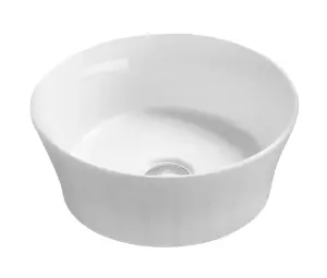 Round Ceramic Countertop Vessel without Overflow - 360mm