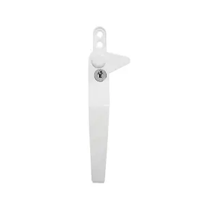 Windowparts Flexi Cockspur Window Handle Left Hand - White - 21127