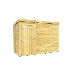 DIY Sheds 8x5 Pent Shed - Single Door Without Windows