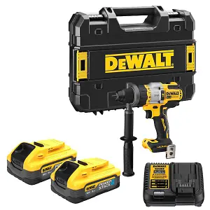 DeWalt DCD999H2T 18v XR FlexVolt Advantage Hammer Drill 2x 5ah + 125mm Grinder