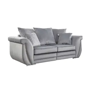 The Great British Sofa Company Hampton Pair of 2 Seater Velvet Sofas